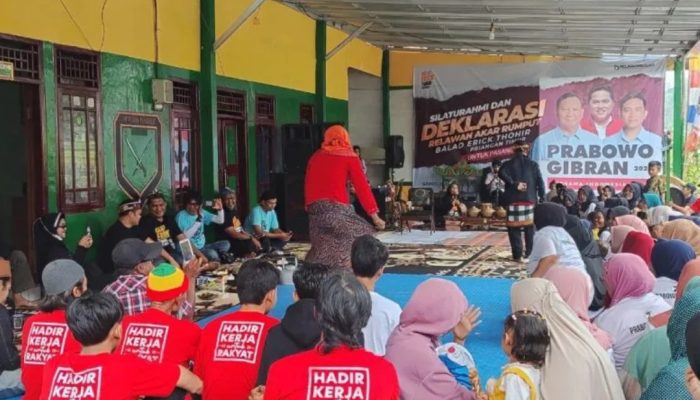 60 Ribu Balad Erick Thohir di Garut Siap Menangkan Pasangan Prabowo-Gibran