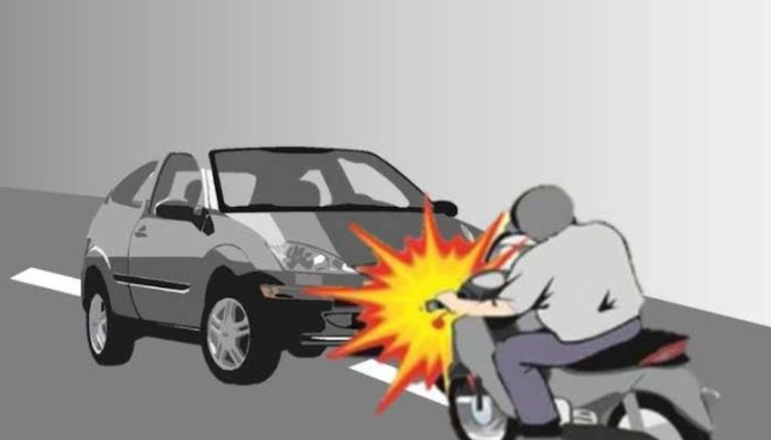 Sepeda Motor dan Minibus Bertabrakan di Garut, Satu Meninggal Dunia Satu Lagi Luka Berat