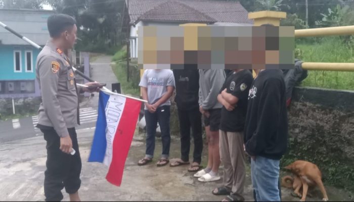 Resahkan Warga, Enam Remaja Cikajang yang Diduga Geng Motor Diamankan Polsek Pamulihan