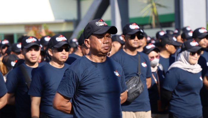 Ratusan Pengawas Pemilu di Garut Ikuti Apel Siaga Pengawasan Tahapan Pemilu 2024, Dipimpin Barnas Adjidin