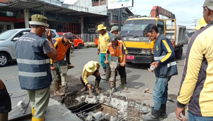 Alhamdulillah, “Box Culvert” di Bundaran Linggajaya Kota Tasikmalaya Telah Diperbaiki