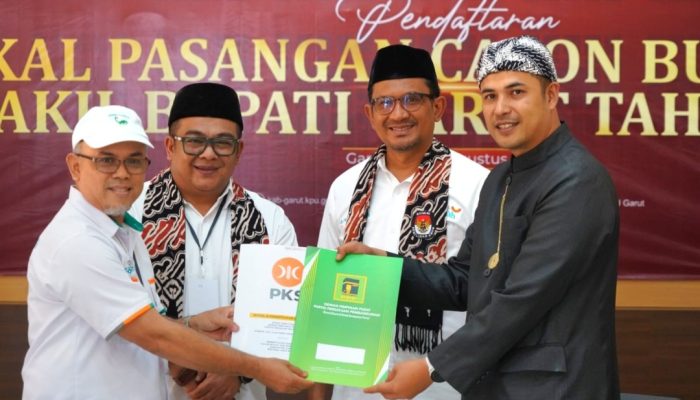 Bapaslon Helmi-Yudi Daftarkan Diri untuk Kontestasi Pilkada, Begini Kata Ketua KPU Garut