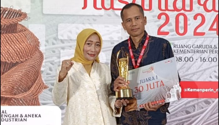 Pengrajin Selaawi Garut Raih Juara Pertama Asta Kriya Nusantara 2024, Bawa Pulang Hadiah Rp30 Juta