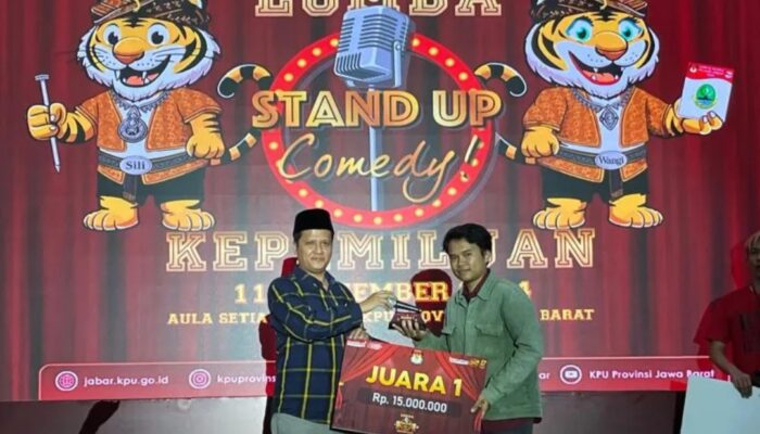 Usai Tingkat Jabar, KPU Segera Menggelar Stand Up Comedy Kepemiluan di Kabupaten/Kota