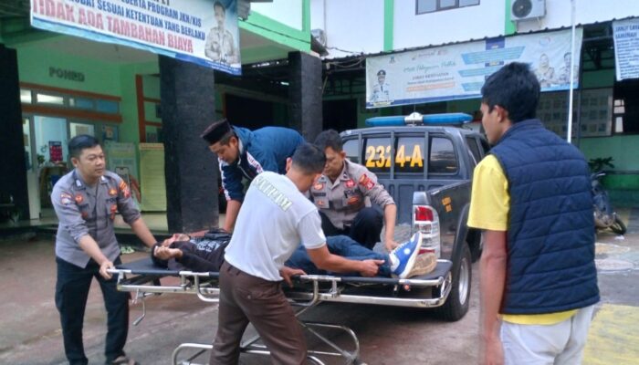 Mobil Tanki dan Yamaha Mio Adu Banteng di Jalan Pameungpeuk-Garut, Pemotor Luka Parah