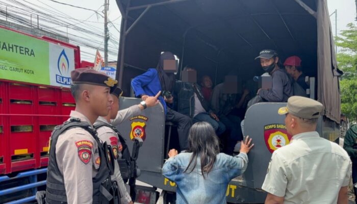 20 Preman di Garut Diamankan Polisi dalam Operasi Gabungan, Disita pula Gitar dan Ukulele