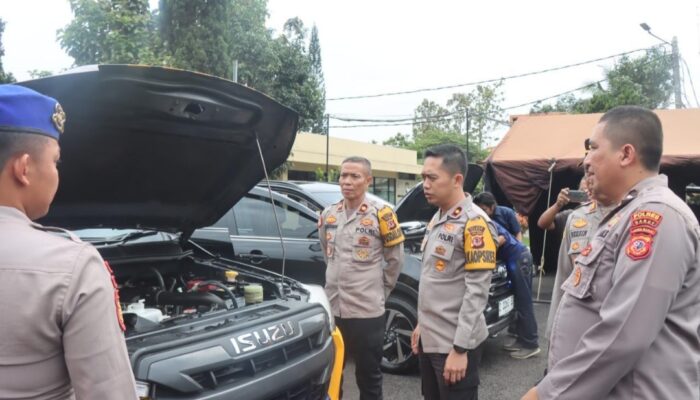 Polres Garut Siapkan Armada Operasional Pengamanan Nataru