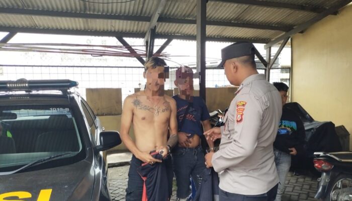 Polisi Patroli Premanisme di Limbangan, Dua Pelaku Parkir Liar Diamankan