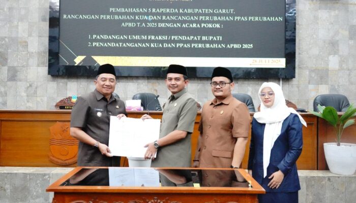 Bahas 5 Raperda dan Perubahan APBD 2025, Bupati Garut Tegaskan Prioritas Infrastruktur dan Kesehatan
