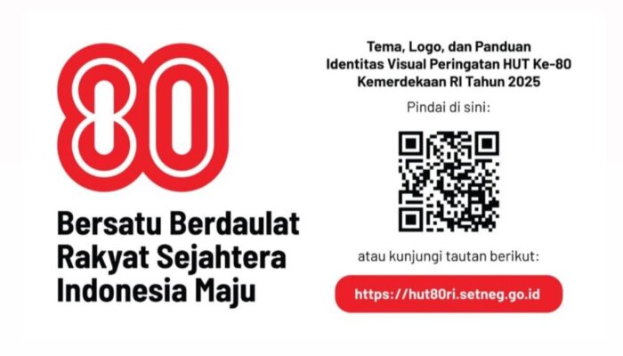 Logo HUT ke-80 RI Karya Terbaik Anak Bangsa, Terpilih Lewat Sayembara Nasional Terbuka