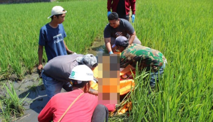 Pergi dari Rumah untuk Memancing, Keesokan Harinya Pria di Banyuresmi Ini Ditemukan Tewas di Pematang Sawah