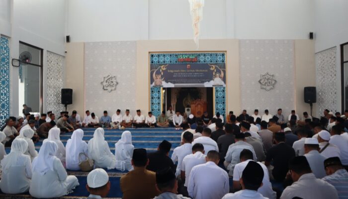 Doakan Almarhum Aipda Cecep Saeful Bahri, Polres Garut Gelar Istighosah dan Gema Sholawat
