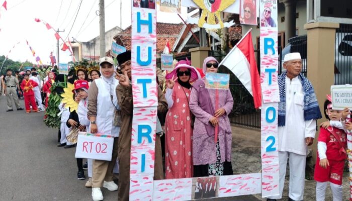 Karnaval dan Tabligh Akbar Tutup Rangkaian HUT ke-80 RI di Kampung Salamsatu Garut
