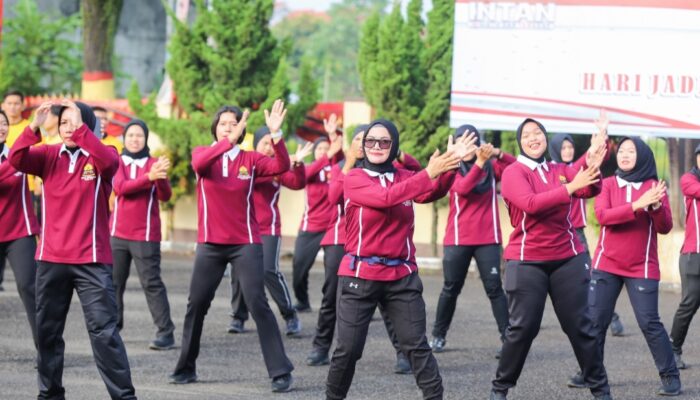 Polres Garut Rayakan HUT ke-77 Polwan dengan Tarian, Senam, dan Tawa Bersama