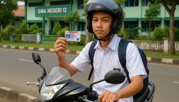 SMAN 12 Garut Wajibkan Siswa Pengendara Sepeda Motor Bawa SIM, Berlaku Mulai 1 Agustus