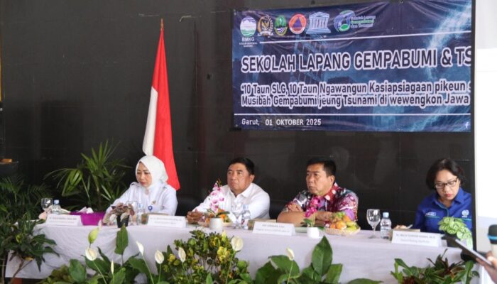 Bupati Garut Buka Sekolah Lapang Gempabumi dan Tsunami, Warga Diminta Lebih Waspada