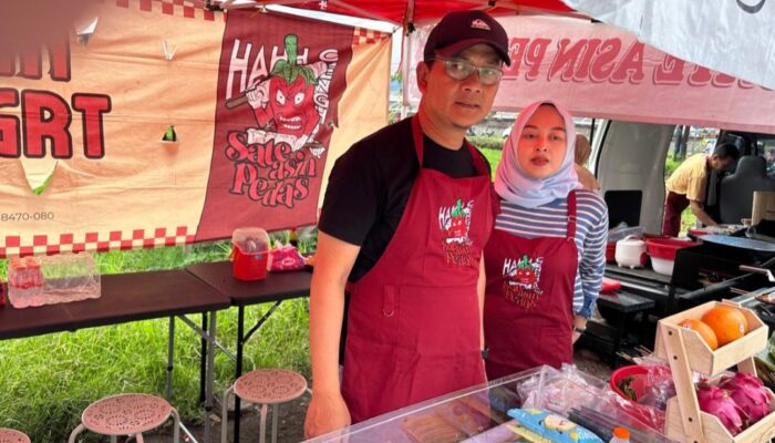 Di Balik Seragam Kapolsek, AKP Abusono Pilih Berjualan Sate dan Roti Bakar Bersama Keluarga