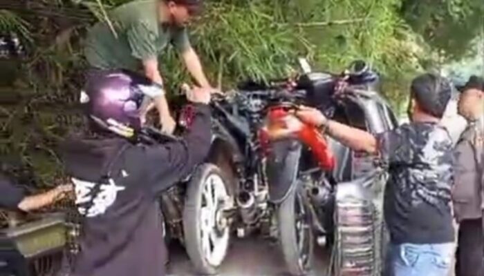 Patroli Malam Polisi Gagalkan Dugaan Balap Liar di Garut, Lima Sepeda Motor Diamankan