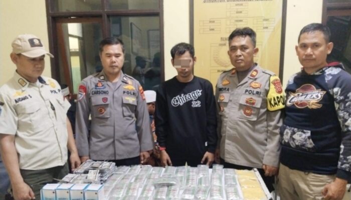 Polsek Caringin Garut Bongkar Peredaran Obat Keras Ilegal, Ribuan Butir Diamankan