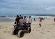 Pantai Karangpapak Dipadati Wisatawan, Satpolairud dan Balawista Intensifkan Patroli Akhir Pekan