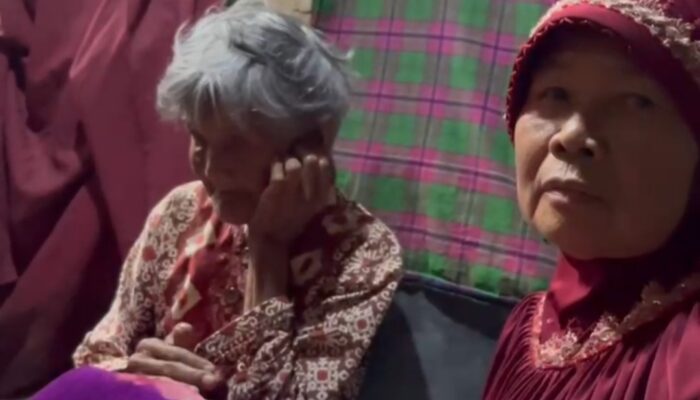 Usia Lebih dari 100 Tahun, Emak Onah Tinggal di Gubuk Menempel Rumah Warga, Tak Tersentuh Bansos Pusat