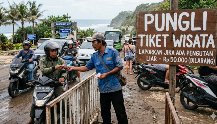 Dugaan Pungli Tiket Wisata di Pantai Sayangheulang Diselidiki, Disparbud Garut Akui Ada Kekurangan Layanan
