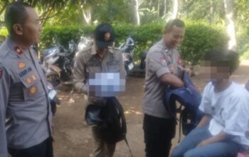 Razia Jam Sekolah di Pasar Banyuresmi, Polisi Jaring Pelajar Bolos dan Amankan Sepeda Motor