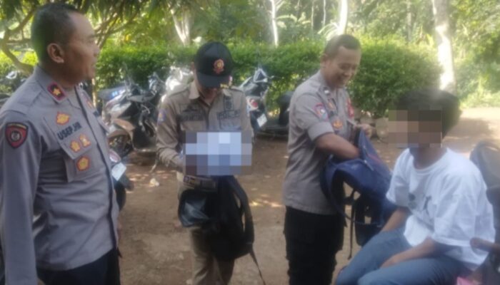 Razia Jam Sekolah di Pasar Banyuresmi, Polisi Jaring Pelajar Bolos dan Amankan Sepeda Motor