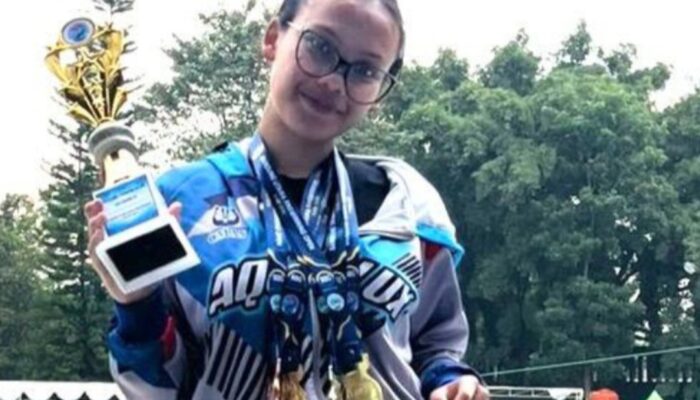 Tak Hanya Jago Bernyanyi, Atlet Selam Asal Garut Ini Bersinar di Finswimming 2026