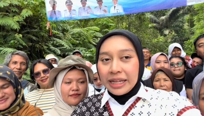 Putri Karlina Hibahkan Insentif Rp281 Juta untuk Perbaikan Jalan di Pamulihan Garut