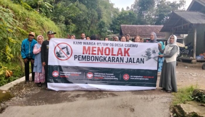Warga Tolak Rencana Pembongkaran Jalan di Cisewu Garut, Minta Pemkab Segera Mediasi