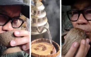 Menyeruput Kopi Lisung di Kamojang, Ritual Tradisional yang Bikin Wartawan Garut Janur M Bagus Terpukau