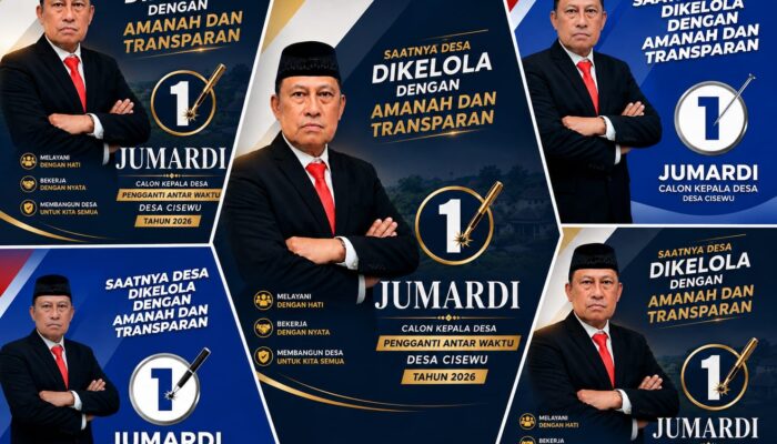 Jelang PAW Desa Cisewu, Poster Jumardi Ramai Beredar di Media Sosial, Sejumlah Warga Nyatakan Dukungan