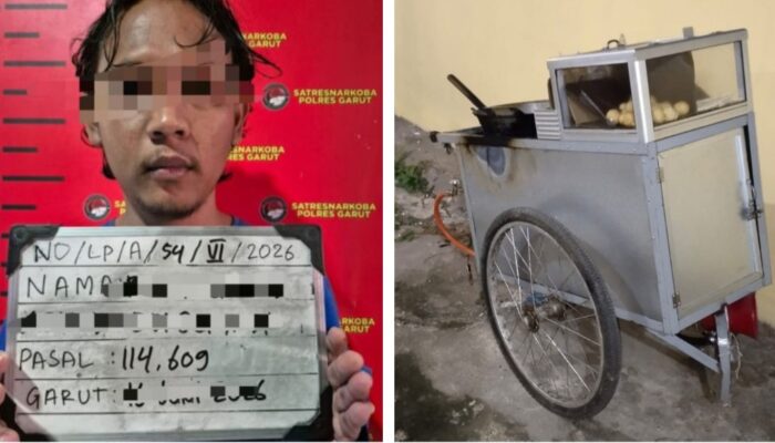 Berkedok Penjual Tahu Bulat, Pemuda di Garut Diduga Edarkan Tembakau Sintetis