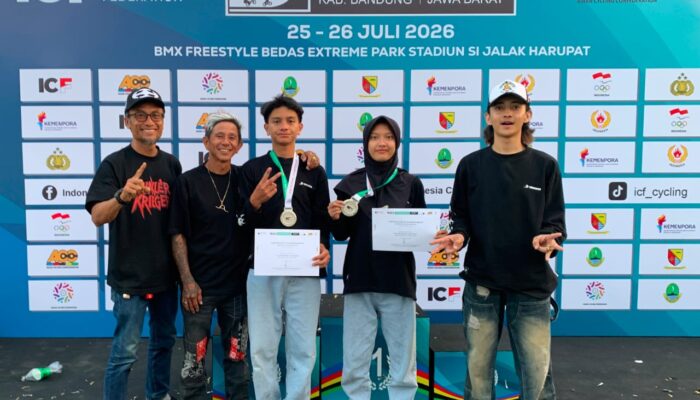 Dua Atlet Garut Juara Kejurnas BMX Freestyle 2026, Prestasi Diraih di Tengah Keterbatasan Fasilitas