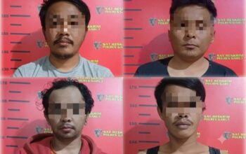 Empat Tersangka Pengeroyokan di Wanaraja Garut Dilimpahkan ke Polres, Polisi Sita Sejumlah Senjata Tajam