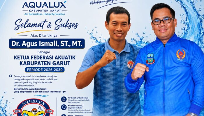 Agus Ismail Pimpin Federasi Akuatik Garut, Aqualux Dorong Pembinaan Atlet Tak Sekadar Seremonial