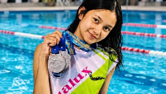 Atlet Muda Garut Falisha Shafana Raih Dua Medali di SHARK Finswimming Open VII 2026