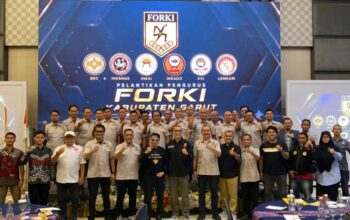 Resmi Dilantik, Pengurus Baru FORKI Garut Kunci Tiket Porprov Jabar 2026 ​