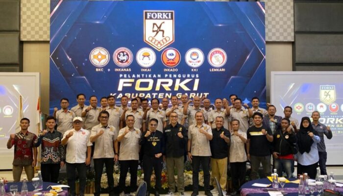 Resmi Dilantik, Pengurus Baru FORKI Garut Kunci Tiket Porprov Jabar 2026 ​