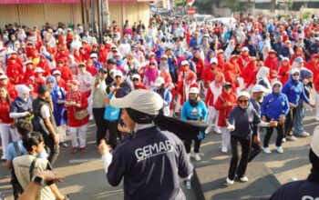 Pacu Kebugaran Warga, Garut dan Kemenpora Gelar Gerakan Masyarakat Aktif Berolahraga di CFD