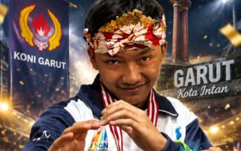 Pelajar Cikajang Raih Perunggu O2SN Nasional 2026, KONI Garut Dorong Pembinaan Atlet Muda