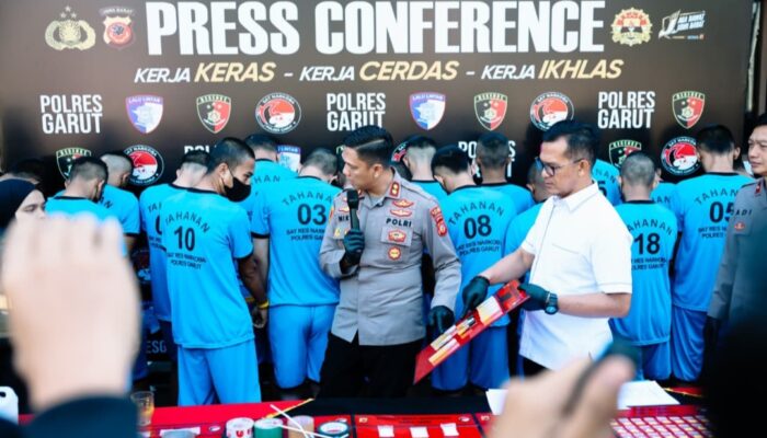 Polres Garut Ungkap Modus Baru Tembakau Sintetis, Dijual dalam Bentuk Cairan dan Dipasarkan lewat Medsos