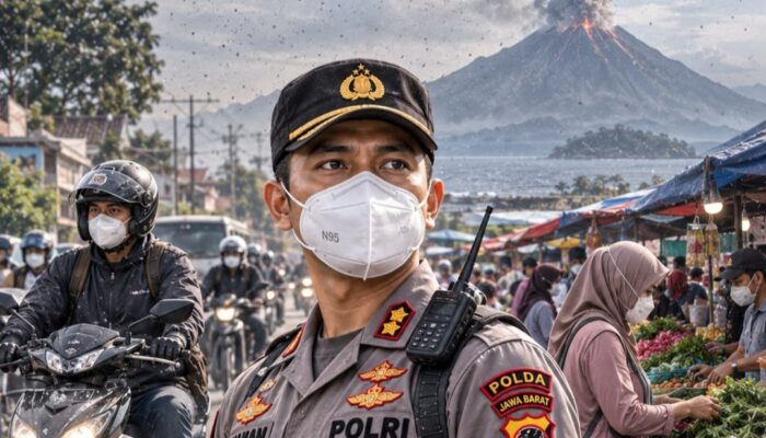 Erupsi Krakatau dan Karhutla Hantam Garut, Bupati dan Kapolres Minta Warga Maskeran