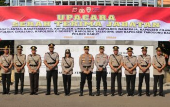 Rotasi Besar di Polres Garut: Akpol Perempuan Jabat Kasat Lantas, Sejumlah Kapolsek Diganti ​