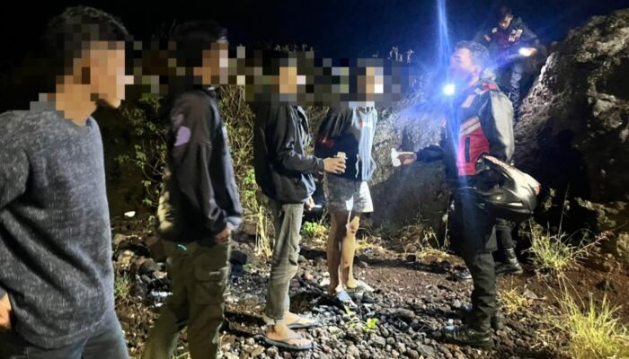 Pesta Miras dan Alkohol 70 Persen di Jalan Ibrahim Adjie, 4 Pemuda Garut Diangkut Polisi