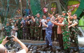 KSAD Resmikan PLTMH Curug Rahong Cisewu Garut, Janji Perbaiki Sekolah Rusak dan Sumur Bor