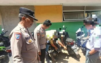 Olah Knalpot Brong di Sekolah, Polsek Leles Garut Sita 10 Unit Milik Pelajar