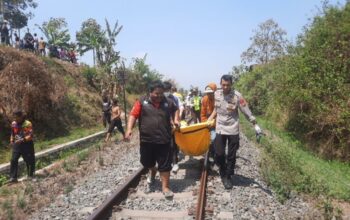 Seorang Pria Tewas Tertemper Kereta Api Purwakarta–Garut di Sukawening