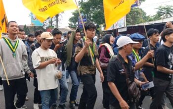 Protes Sumpah Pemuda di Garut, 400 Polisi Kepung Aksi 100 Mahasiswa